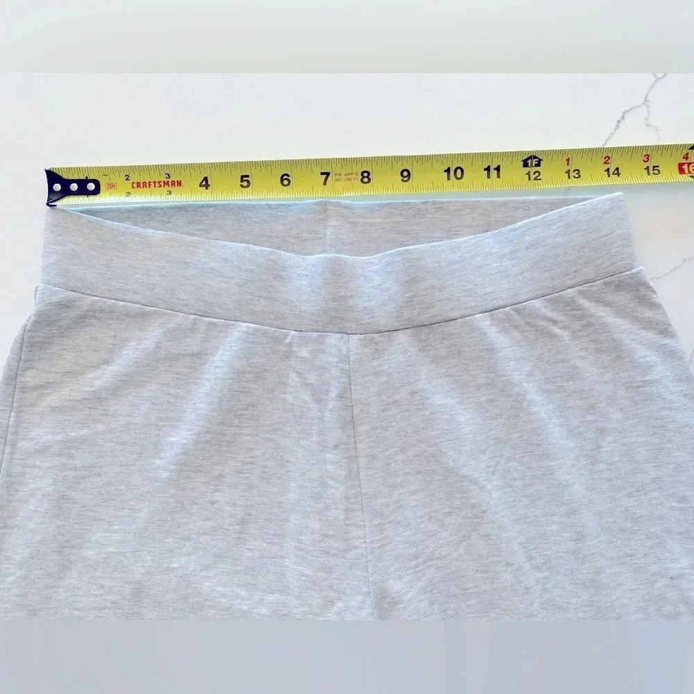 Talbots Womens Cozy Soft Culottes Lounge Pants Wide Leg Grey Modal/Spandex S NWT